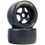 Pneus 1/7 dBoots 2.9 Hoons 53/107 Belted 5 Spoke Tires Gold 17mm Hex (2) ARRMA