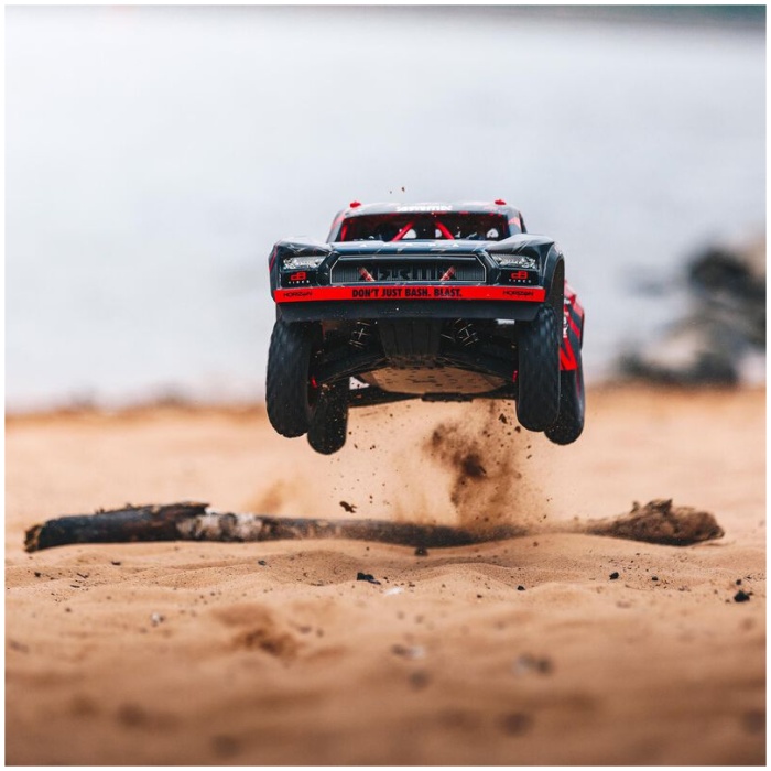 1/7 Mojave 6S V2 4WD BlX Desert Truck Spektrum Firma RTR Red ARRMA - Image 4