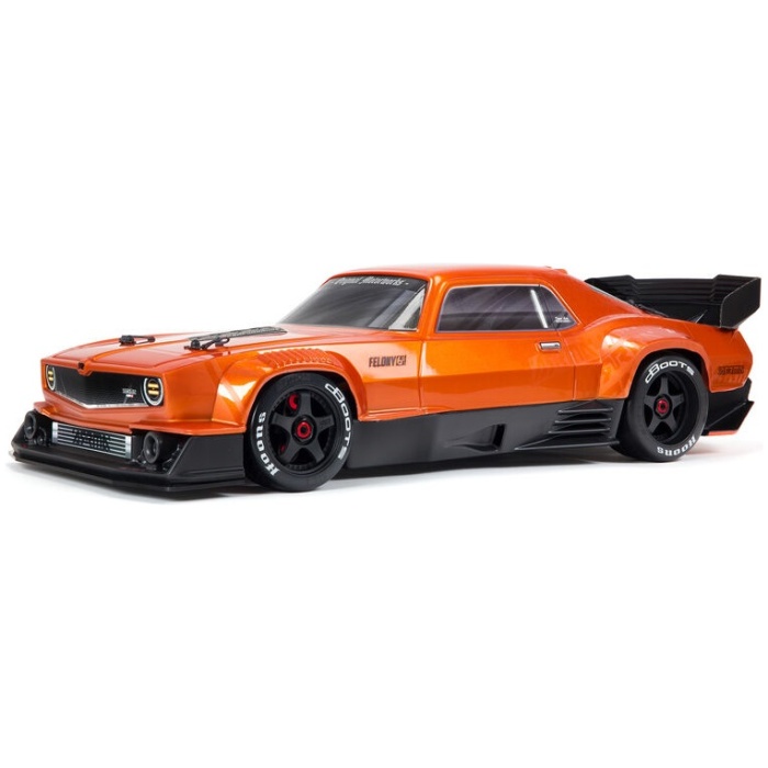 Felony 1/7 Brushless 6S All-Road Muscle Car 4WD RTR Orange ARRMA - Image 1