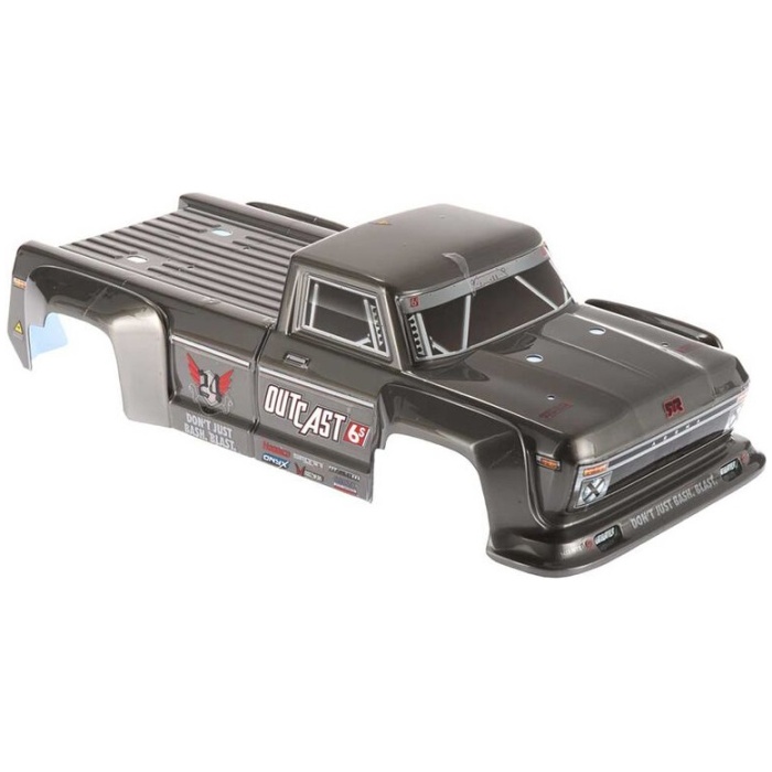AR406097 Carroçaria 1/8 Painted Body Black Outcast Arrma - Image 1
