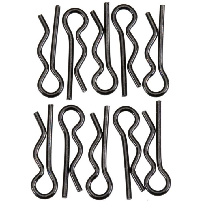 Body Clip 6mm Black (10) Axial - Image 1