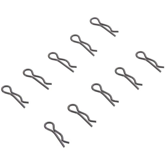 AX31374 Body Clip 3mm Black (10) Axial - Image 1