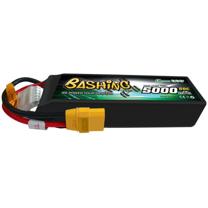 Bateria 5000Mah 14.8V 4S1P 50C Lipo Pack XT-90 Plug-Bashing Series GENS ACE - Image 1