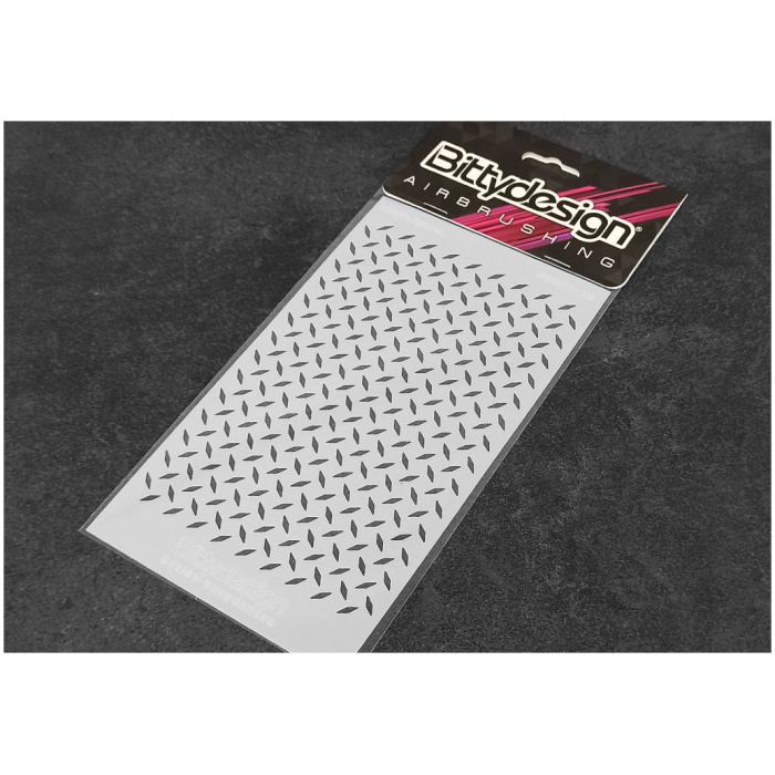 Vinyl Stencil Diamond Plate Bittydesign - Image 1