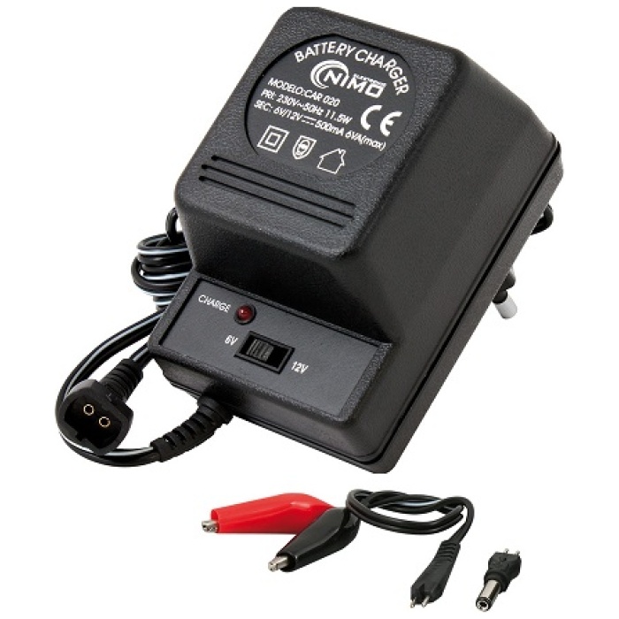 Carregador de baterias Chumbo 6V 12V 500mA - Image 1