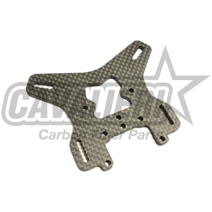 TLR 8IGHT X 2.0 Rear Shock Tower Carbon Cavalieri - Image 1