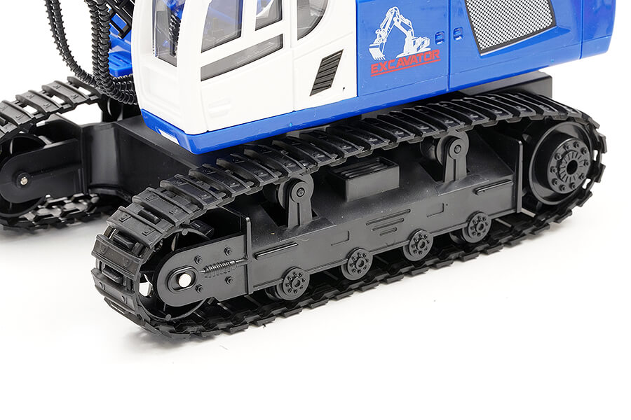 Escavadora 1/18 2.4GHz 11CH c/ Balde em Metal RTR Azul Huina - Image 3