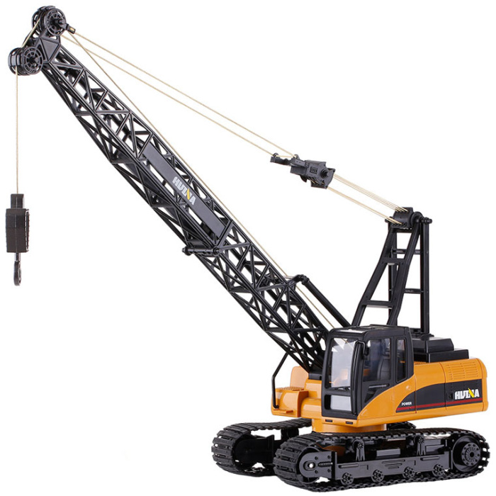 Grua 1/14 Scale Rc Crawler Crane 2.4G 15Ch With Grab Hook RTR Huina - Image 1