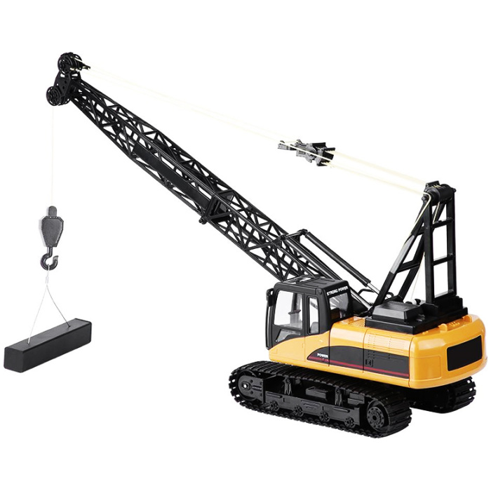 Grua 1/14 Scale Rc Crawler Crane 2.4G 15Ch With Grab Hook RTR Huina - Image 2