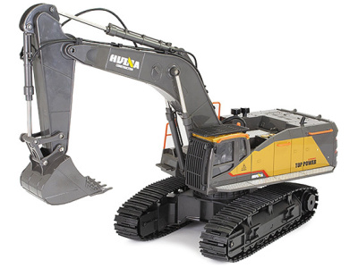 Escavadora 1/14 2.4GHz 22Ch c/ Cabine e Balde RTR Huina