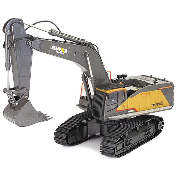 Escavadora 1/14 2.4GHz 22Ch c/ Cabine e Balde RTR Huina - Image 1
