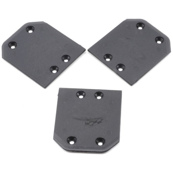 Rear Skid Plates XD "Extreme Duty" (3) OFNA HOBAO Hyper 8.5 DE Racing - Image 1