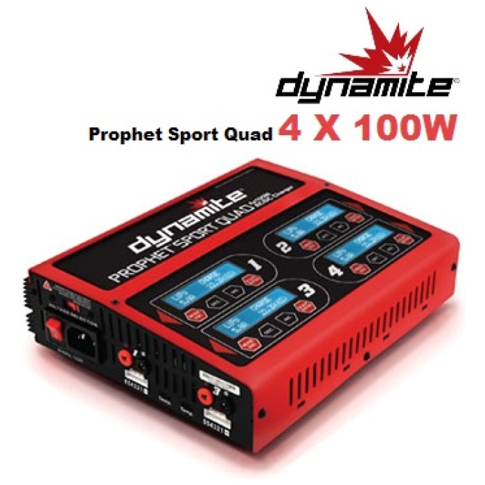 Carregador Prophet Sport Quad 4 X 100W AC/DC Dynamite - Image 1