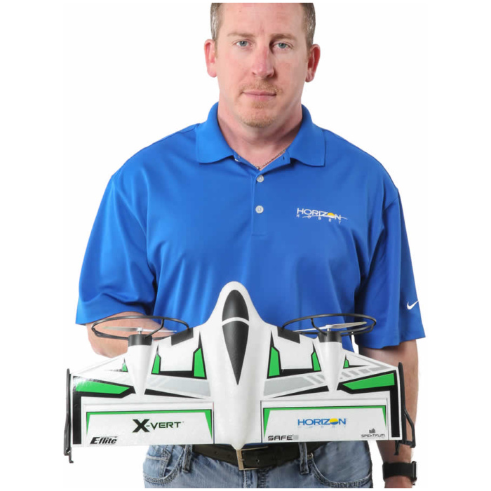 Avião E FLITE X Vert VTOL 504mm RTF c/ Spektrum DXe E Flite - Image 2