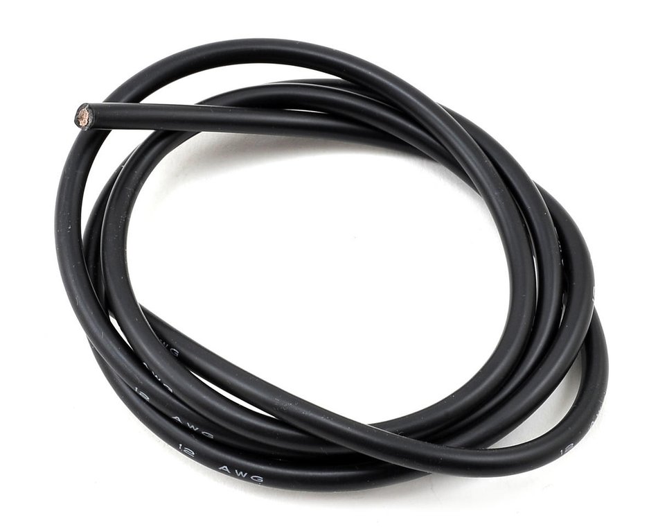 et0670bk-12awg-silicone-wire-black-100cm-etronix-rc.jpg Cabo 12AWG Silicone Wire Black (100cm) Etronix - Image 1