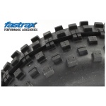 PNEUS 1/10 SC ROCK BLOCK MTD 5 SPOKE BLACK FASTRAX - Image 3