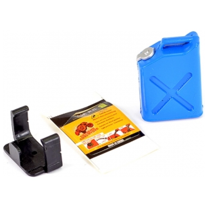 Painted Fuel Jerry Can Mount Blue Fastrax - Image 1