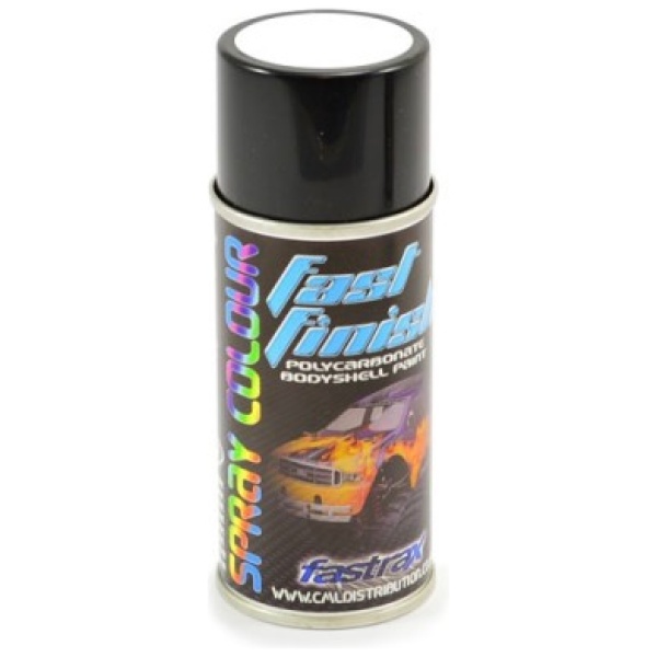 Tinta Spray Branco Ivory White Carroçaria Policarbonato 150Ml Fastrax