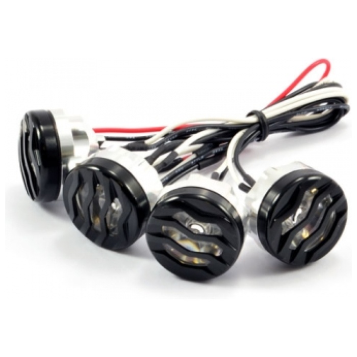 Aluminium Fog Light Set For Aluminium Luggage Tray Fastrax - Image 1