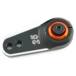 Bandeira 25T Black Aluminium Servo Horn 30mm (Savox Futaba) Fastrax