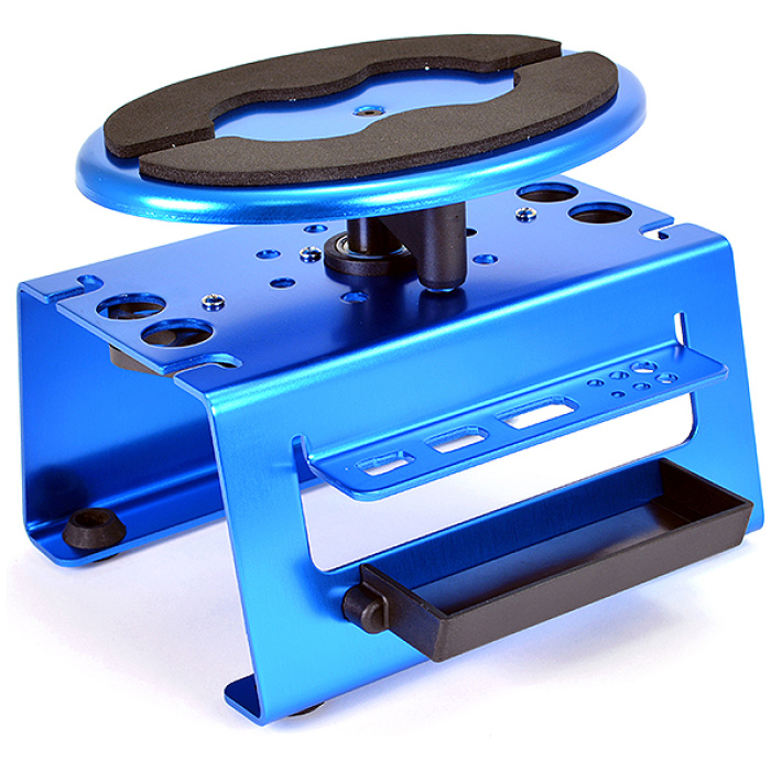 Bancada Manutenção Alumínio c/ Rotação 1/8 e 1/10 Azul FASTRAX - Image 1