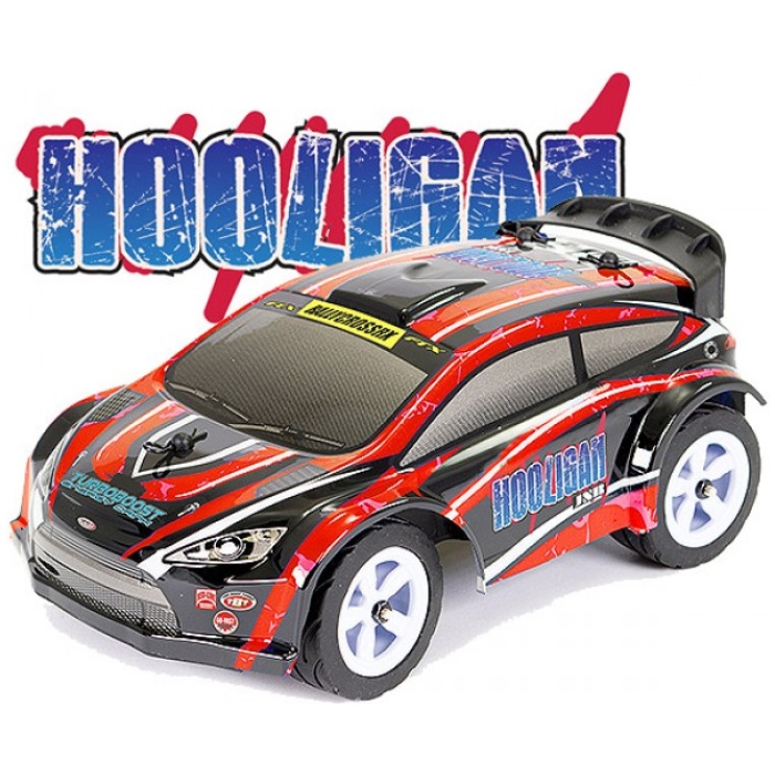 Hooligan JNR 1/28 RTR Rally Car Red FTX - Image 1
