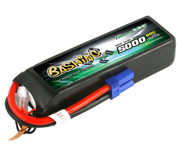 gea50004s60e5-bateria-5000mah-14.8v-60c-lipo-4s-pack-ec5-plug-bashing-series-gens-ace-r.jpg Bateria 5000mAh 14.8V 60C LiPO 4S Pack EC5 Plug Bashing Series Gens Ace - Image 1