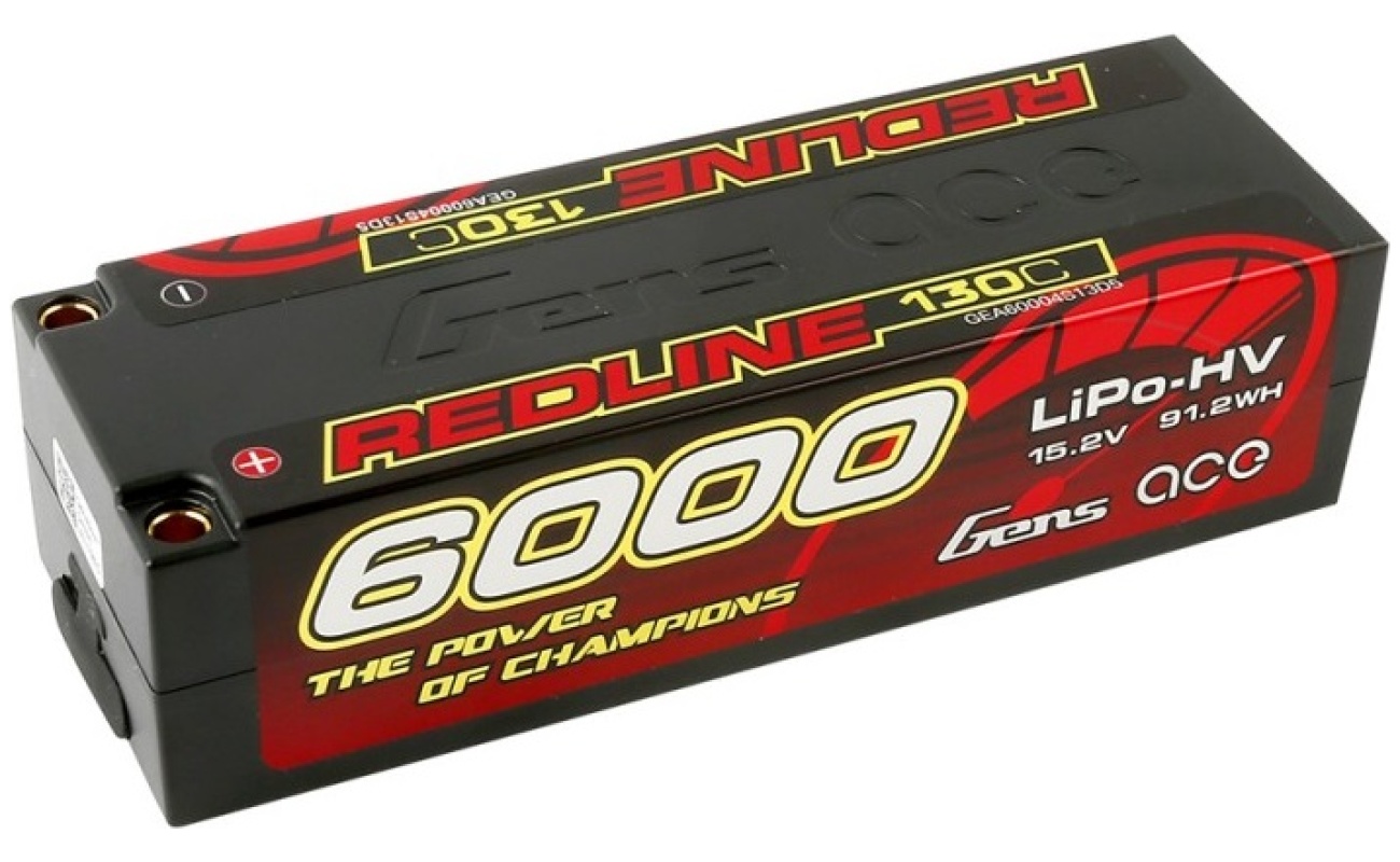 Bateria 6000Mah 15.2V HV 130C 4S1P Ultra LGC Lipo Hardcase GENS ACE