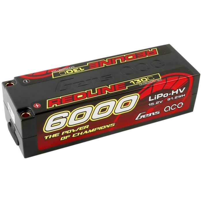 Bateria 6000Mah 15.2V HV 130C 4S1P Ultra LGC Lipo Hardcase GENS ACE - Image 1