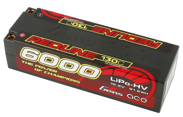 Bateria 6000Mah 15.2V HV 130C 4S1P Ultra LGC Lipo Hardcase GENS ACE - Image 3