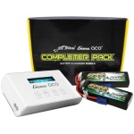 Combo Baterias 2x 5000mAh 11.1V 60C LiPO 3S EC5 + Carregador Imars III Smart Balance RC Gens Ace