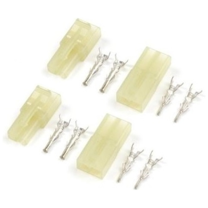 Mini Tamiya connector with gold plated pins, Male + Female (2pairs) GForce - Image 1