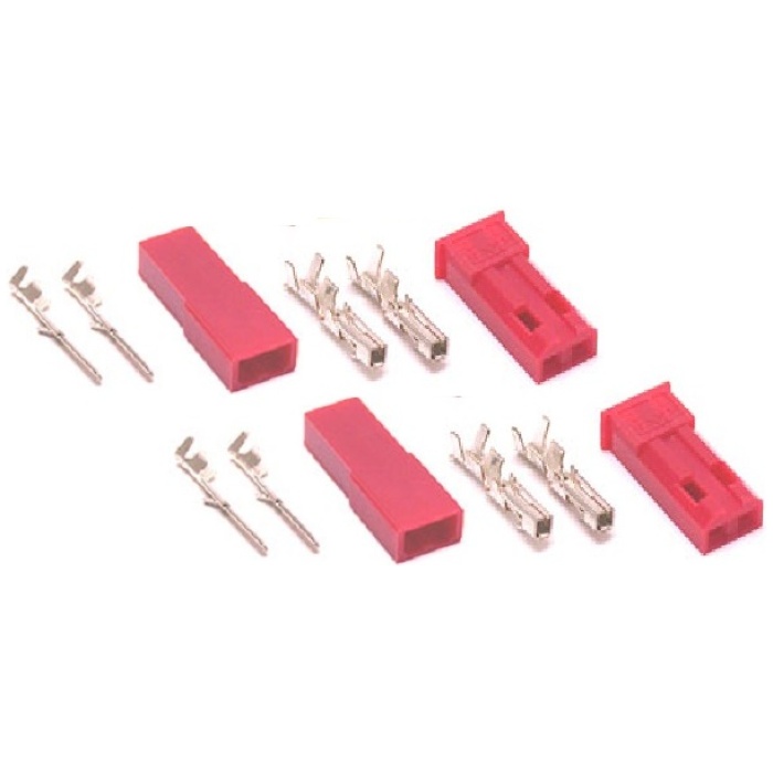 BEC connector with gold plated pins, Male + Female (2pairs) GForce - Image 1