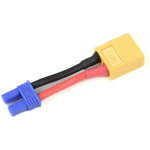 Power Adapter Lead EC-2 Socket XT-60 Plug 14AWG Silicone Wire Revtec