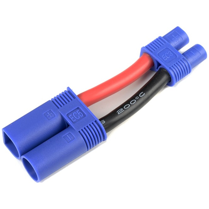 Power Adapter Lead EC-3 Socket EC-5 Plug 12AWG Silicone Wire GFORCE - Image 2