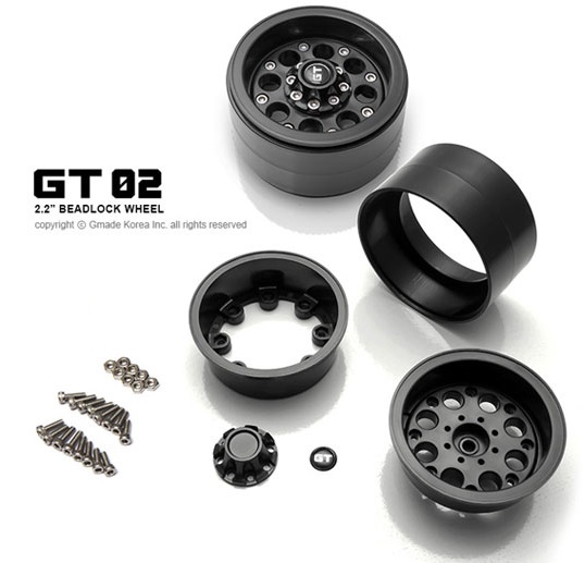 Jantes 2.2" GT02 Beadlock Wheels (2) GMADE - Image 3