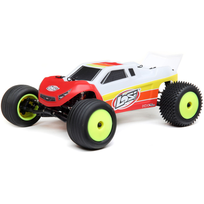 1/18 Mini-T 2.0 2WD Stadium Truck Brushless Red RTR LOSI - Image 4