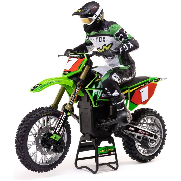 Mota 1/4 Promoto-MX Motorcycle RTR Pro Circuit Losi - Image 1