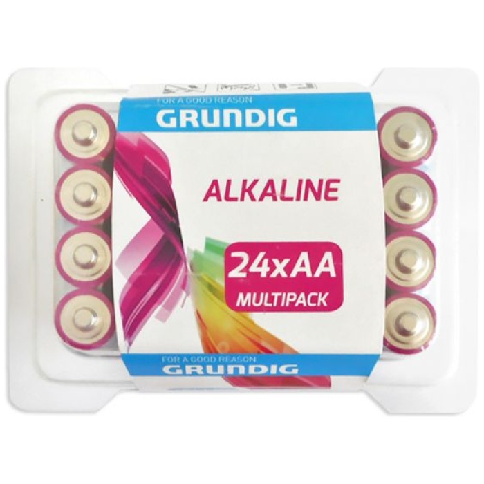 Pilha Alcalina AA LR6 1.5V 2100mAh 24un. GRUNDIG - Image 1