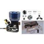 Combo Motor Ryan Lutz Worlds Edition Competition .21 Turbo Blue Edition + EFRA2130 + Kit Embraiagem 13T ALPHA