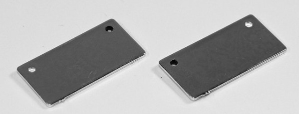 numberplates-us-chrome-2-pcs-2320006.jpg Chapa de Matricula Cromada (F/T) (2) Absima - Image 1