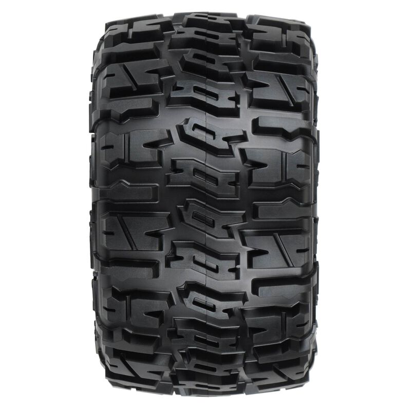 Pneus 1/10 Trencher Front/Rear 2.8" Mt Tires Mounted 12mm Blk Raid (2) Pro-Line - Image 3