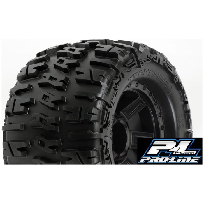 PNEUS TRENCHER 3.8 MOUNTED ON BLACK DESPERADO OFFSET WHEEL (17MM) (2) PROLINE - Image 4