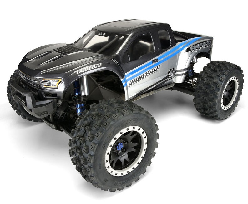 pl3482-17-carrocaria-15-pre-cut-2017-ford-f-150-raptor-clear-body-x-maxx-proline-rc.jpg Carroçaria 1/5 Pre-Cut 2017 Ford F-150 Raptor Clear Body X-MAXX PROLINE - Image 1