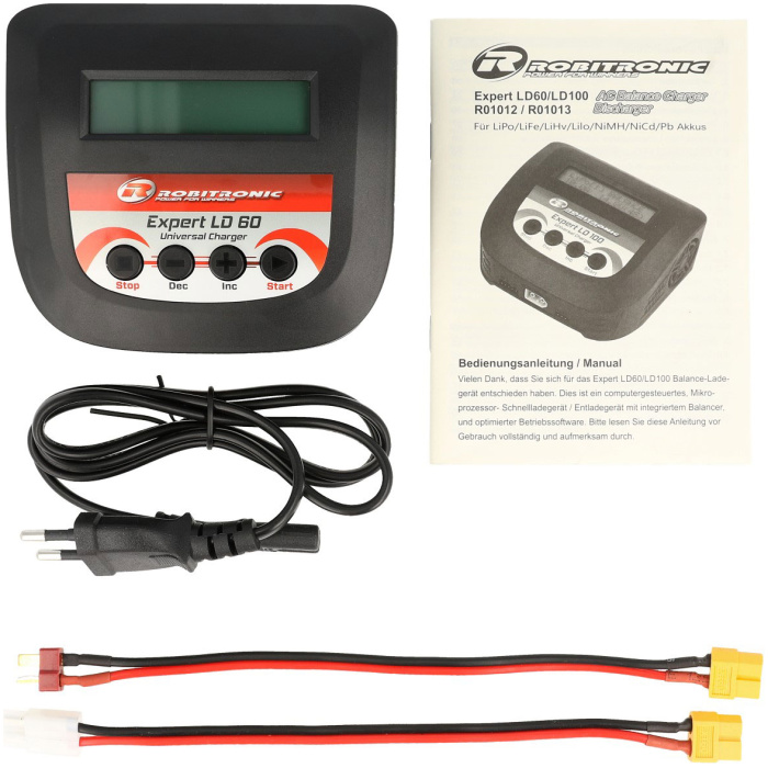 Carregador Expert LD 60 Charger LiPo 2-4S 6A 60W Robitronic - Image 2