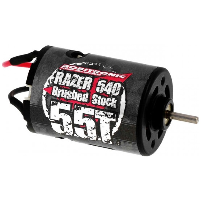 Razer 540 Motor 55 Turn Brushed Stock Robitronic - Image 1