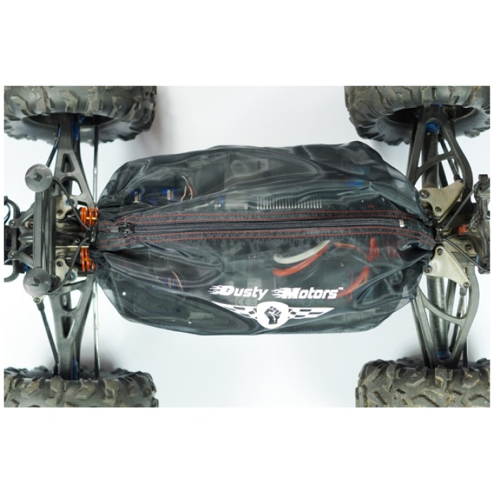 Traxxas E-REVO/SUMMIT/E-MAXX Protection Cover BLACK Dusty Motors - Image 1