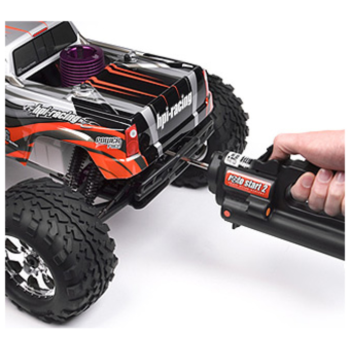 SAVAGE X 4.6 NITRO TRUCK BODY (SILVER/BLACK) RTR HPI - Image 2