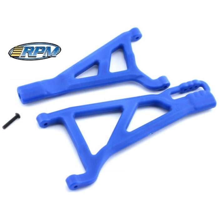 SUMMIT/REVO FRONT RIGHT UPPER/LOWER A ARMS BLUE RPM - Image 1