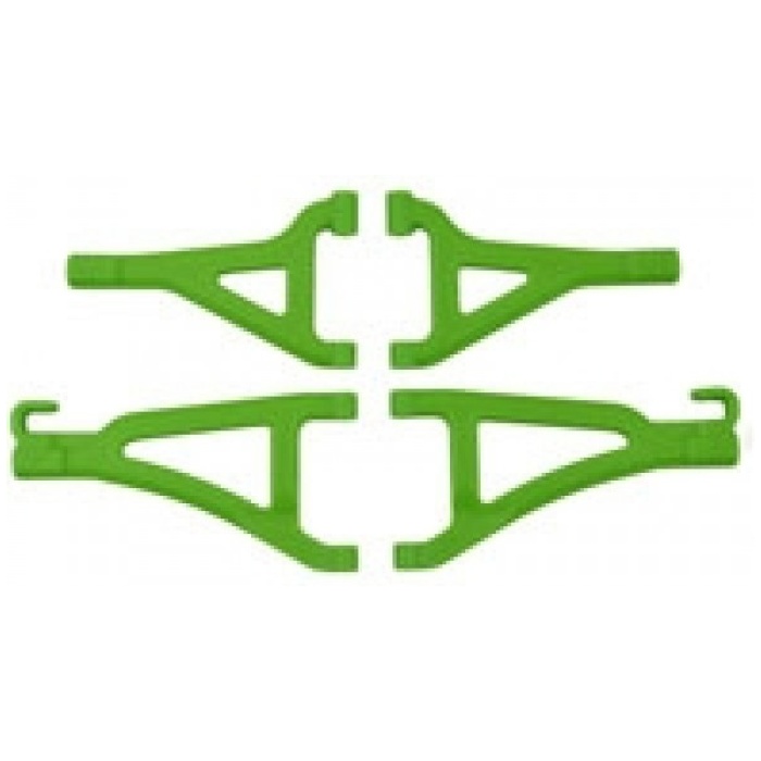 TRAXXAS 1/16TH E-REVO FRONT A-ARMS GREEN RPM - Image 1